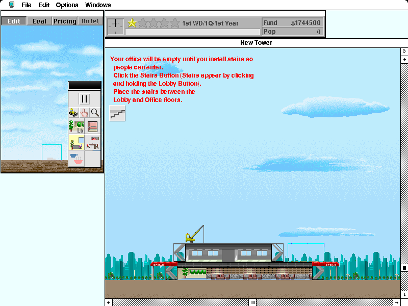 SimTower: The Vertical Empire gameplay