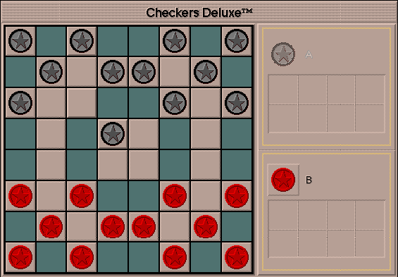 Strategic Leap / Checkers Deluxe Demo gameplay