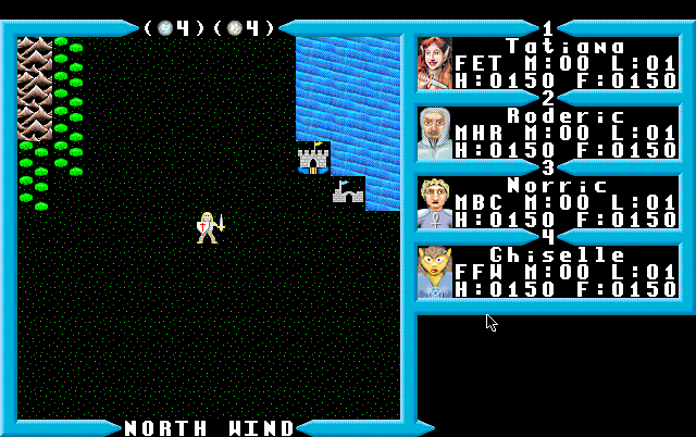 Ultima III: Exodus gameplay