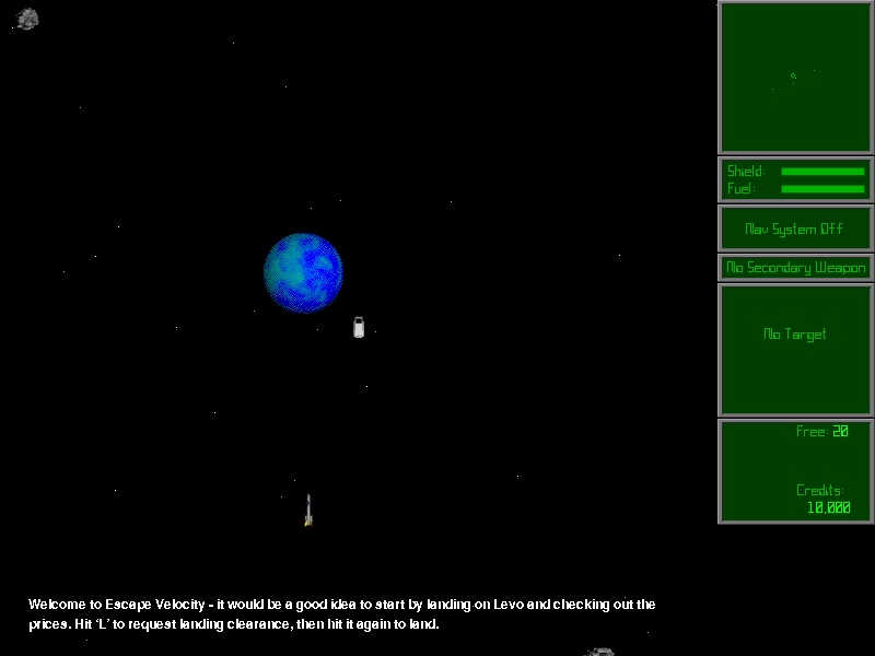 Escape Velocity gameplay