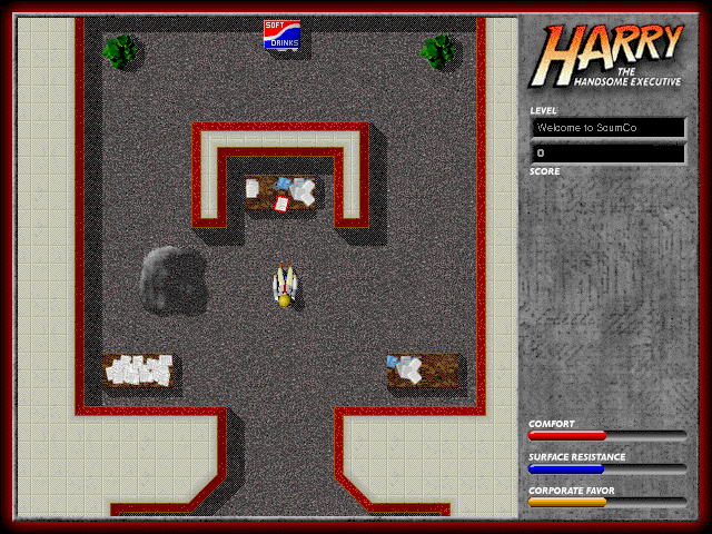 Harry the Handsome Executive gameplay
