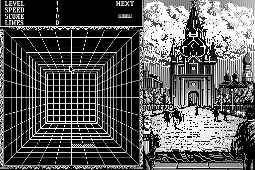 Welltris gameplay