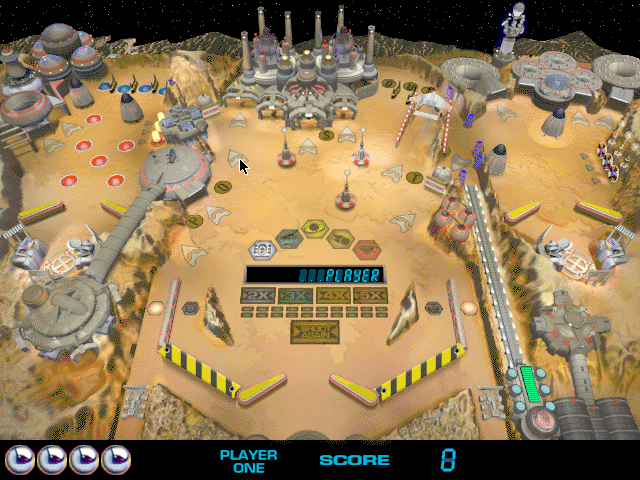 3-D Ultra Pinball Demo gameplay