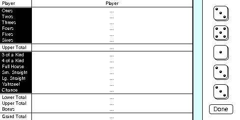 Yahtzee! gameplay