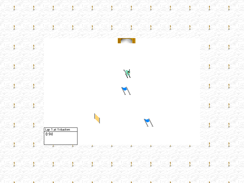 Ingemar's Skiing Game gameplay