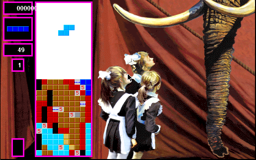 Super Tetris gameplay