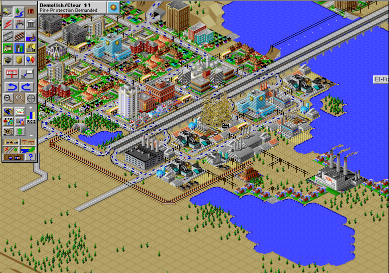 SimCity 2000 gameplay
